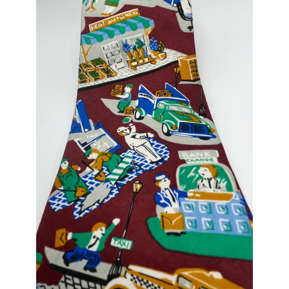 Vintage Don Loper Beverly Hills SilkTie Friday‎ work life